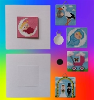 Lav flotte kort med pixel perler